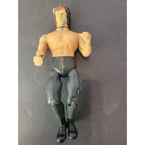 Vintage 1985 John Rambo Action Figure 6.75” Coleco Anabasis Force of Freedom - Picture 1 of 8